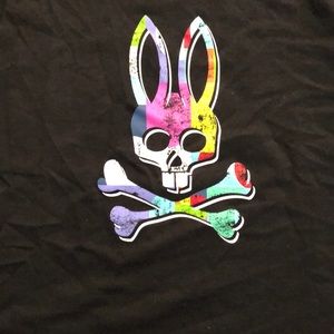 Psycho Bunny boys T-shirt black size 14/16 L